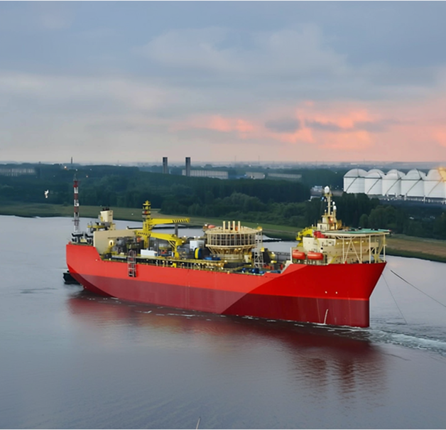 Offshore aerial view